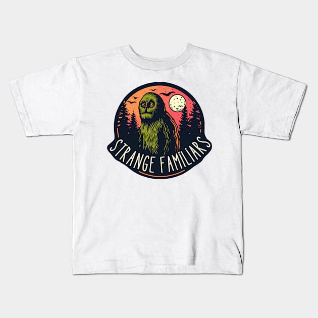 Strange Familiars Kids T-Shirt by cloudhiker